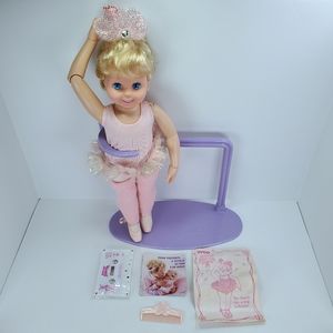 Vintage My Pretty Ballerina Dancing Doll Tyco 1989